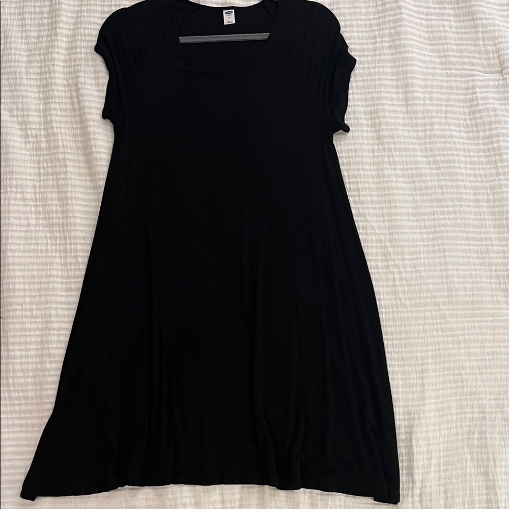 Old Navy Black Midi Dress